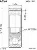 VWSEA 1H0407331B Joint Kit, drive shaft